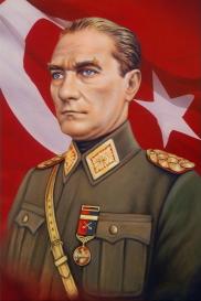 atatürk resmi mareşal ünüformalı