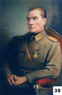 Atatürk ünüformalı resmi