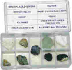 Mineral kolleksiyonu takımı