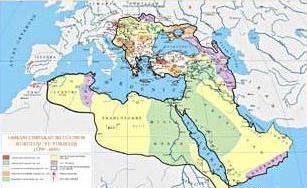 Osmanlı imparatorluğunun kuruluş ve yükseliş haritası çift taraf selofan kaplı çıtalı duvar haritası